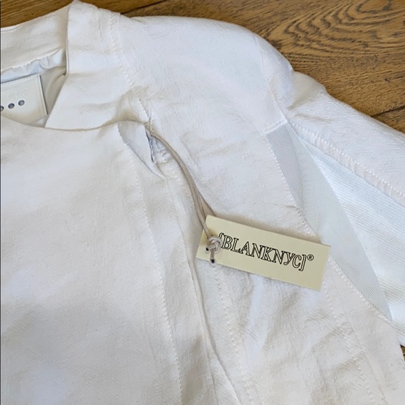 BLANKNYC Mesh Detail Crepe Jacket Windy City Small - Picture 7 of 12